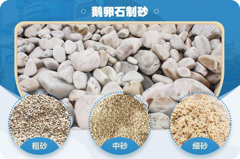 鵝卵石機制砂的優(yōu)缺點_鵝卵石制砂機廠靠譜嗎？