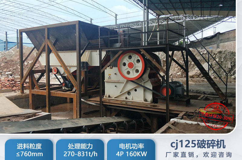 cj125破碎機是多大？參數及價格