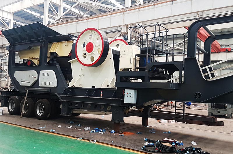 車載流動破碎石仔機，一體式作業(yè)，碎石更輕松