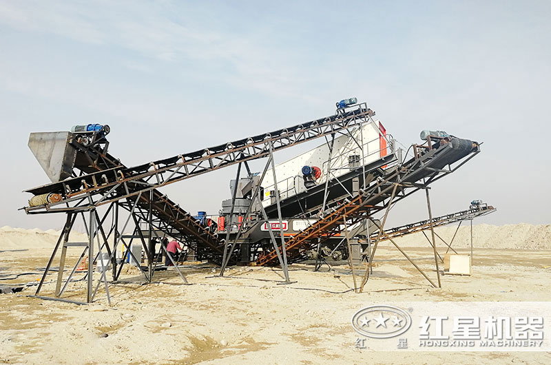 鋼筋混凝土破碎用什么機器？建筑垃圾移動破碎站剛剛好