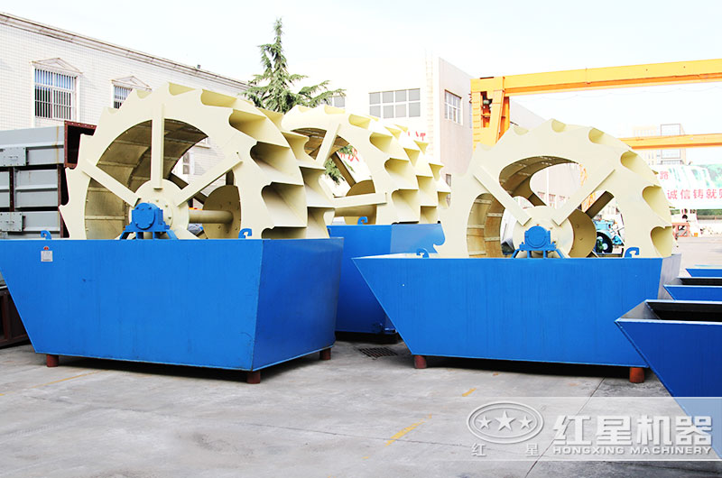 一天能洗3000噸的3020輪斗式洗砂機，以高產(chǎn)威震四方