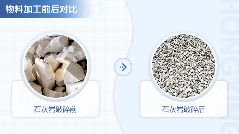 處理石灰?guī)r的日產(chǎn)500方砂石生產(chǎn)線機(jī)器怎樣配？